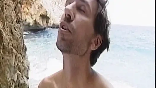Blonde with Big Tits Gets Fucked on the Beach by Guy with Huge Cock