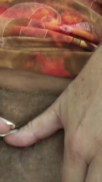 Spectacular moment from "hairy grandma fucks outdoors"
