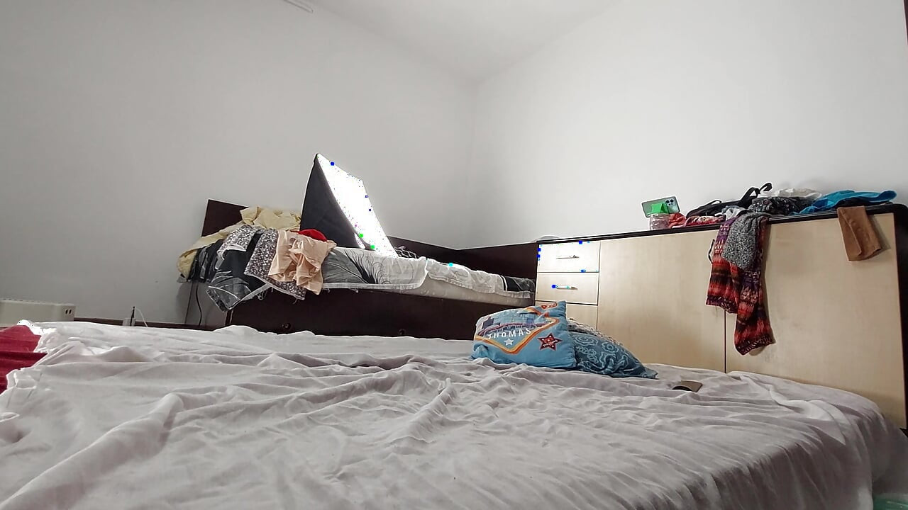 Sexy mom massages herself. Wife hairy pussy, big ass. Sexy brunette shaves the hair on her legs
