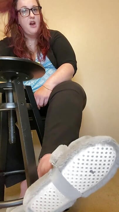 Slipper Domination: BBW Feet Humiliation as My Footstool