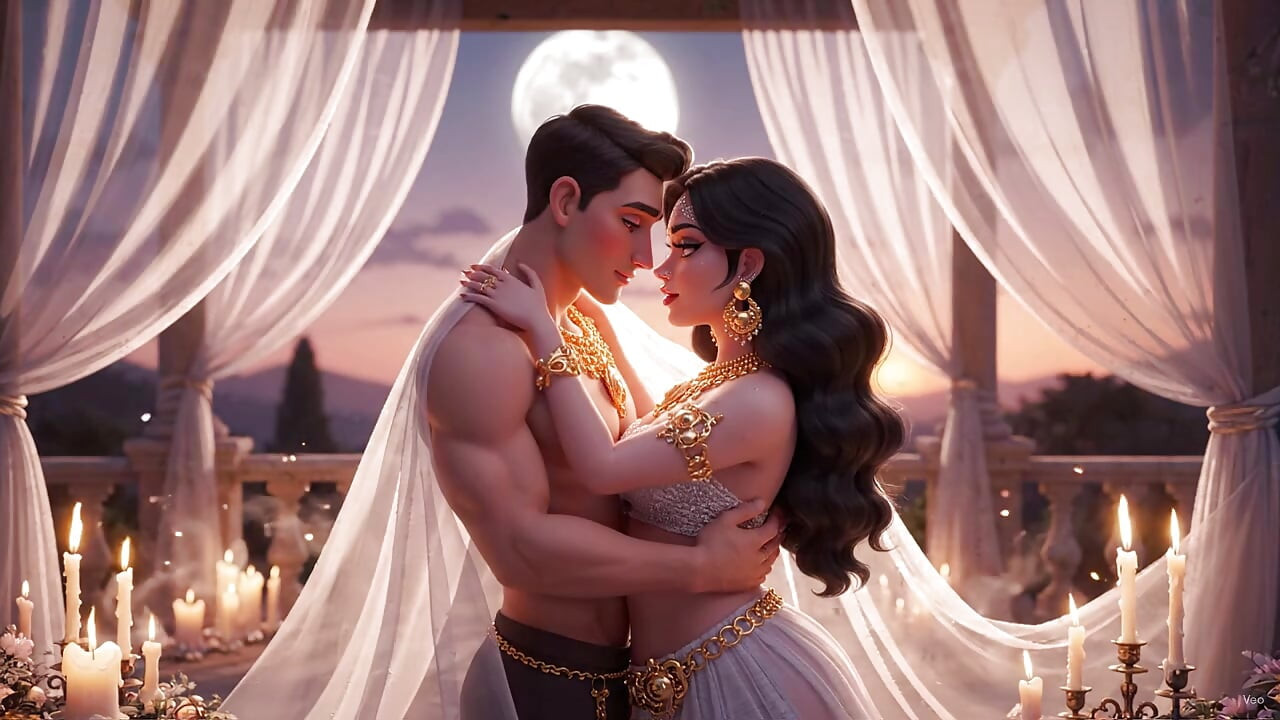 Desi paar ki ganzkörper-romantik - gold schmuck wali bhabhi aur muskulöse ehemann ka heiße schlafzimmer-leidenschaft