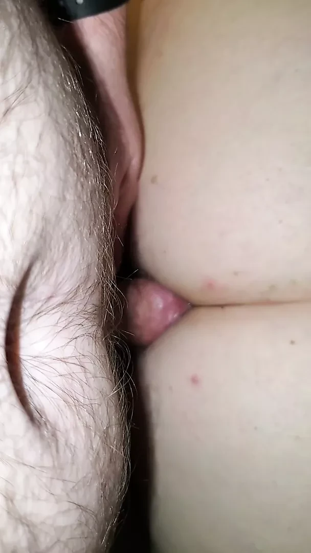 Anal creampie for the wife