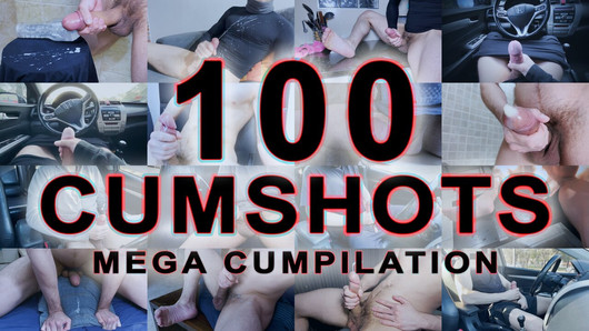 100 cumshots in 30 minuten - mega -compilatie