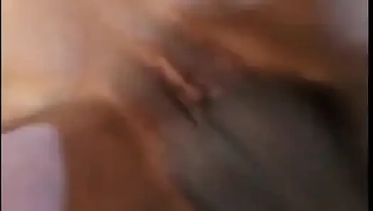 Pretty ebony chick with natural tits is jumping on huge black rod