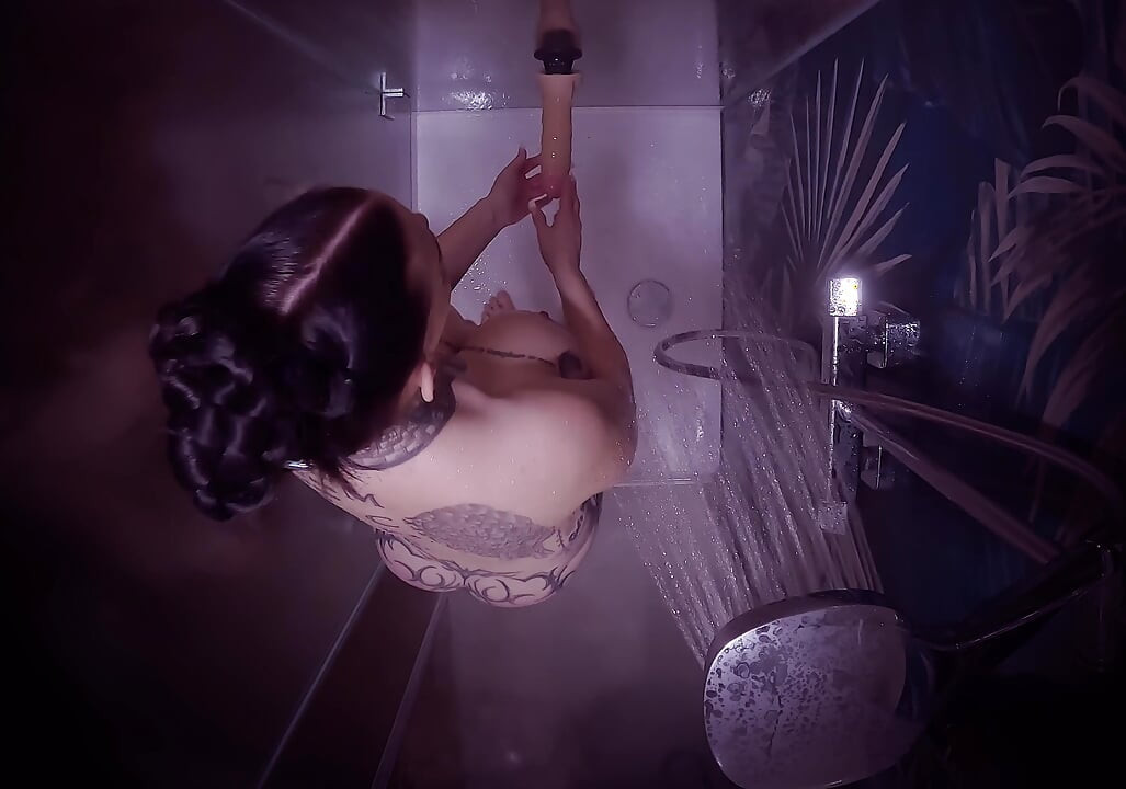The plumber secretly installed a camera in the shower
