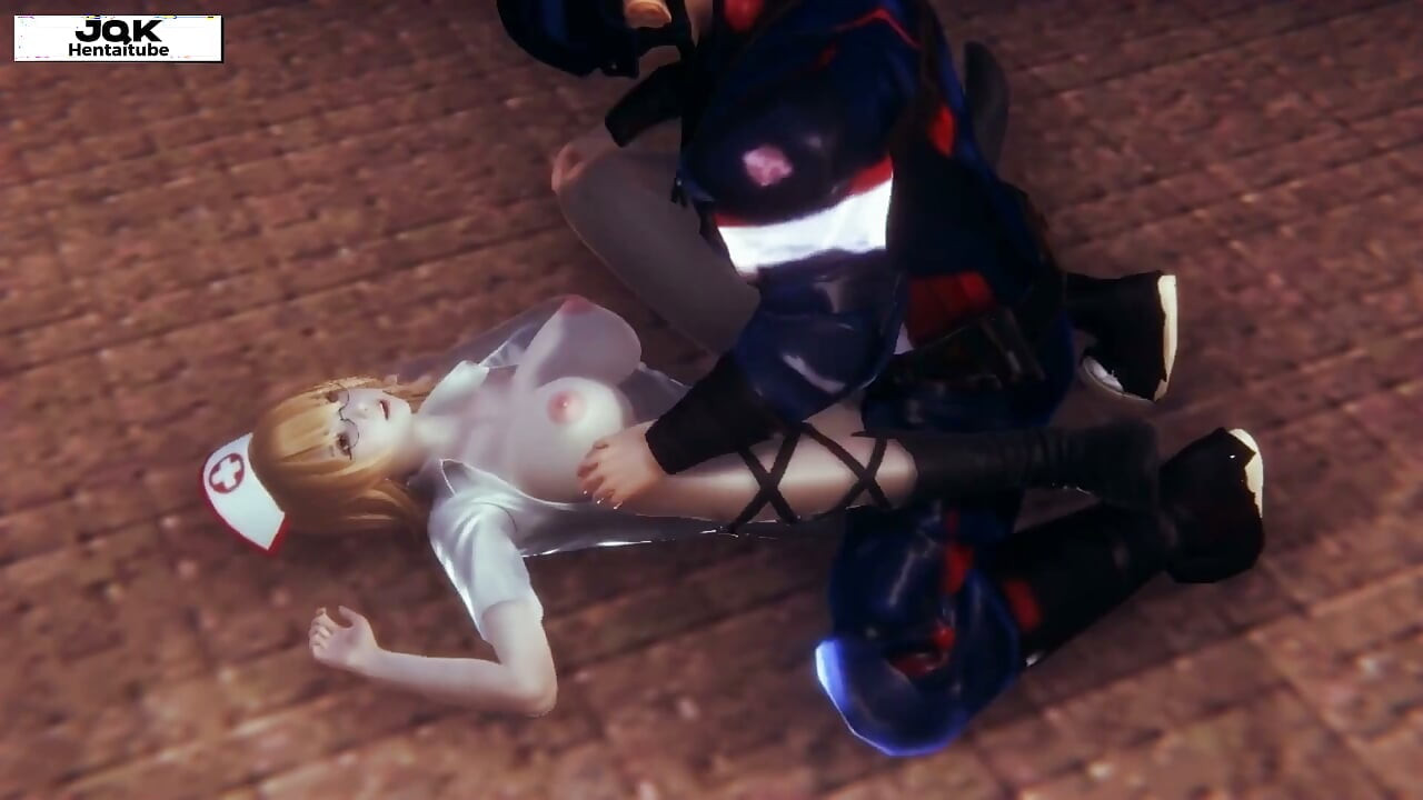 El Capitán América y la enfermera - hentai 3d 06
