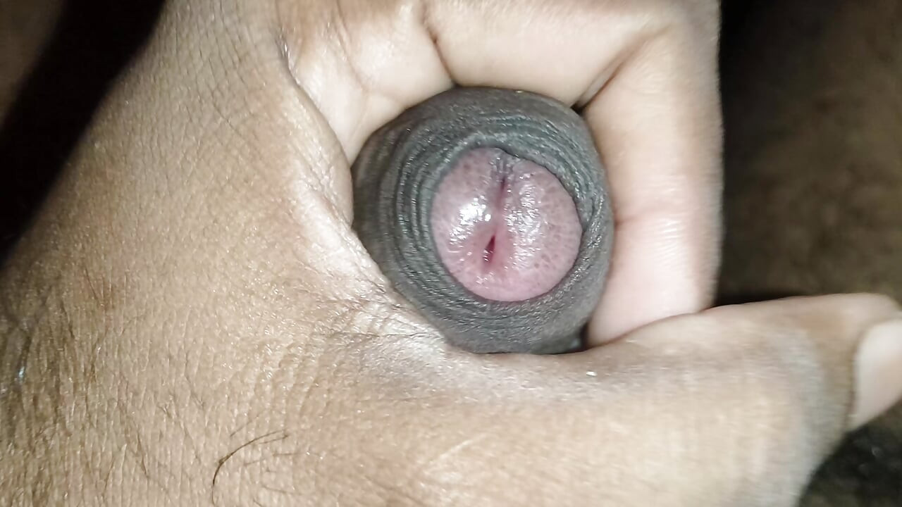 School boy masturbation black colour cock