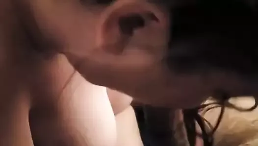 Wife goes down on nuts N cock