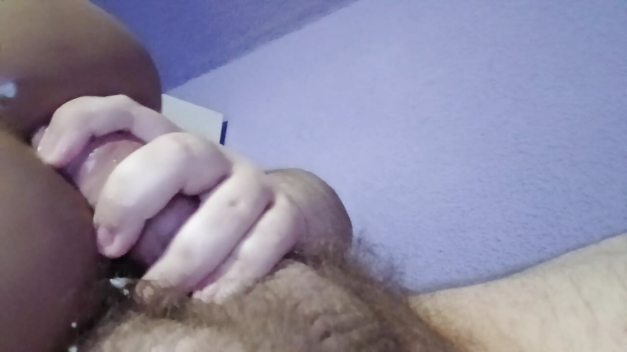 Bear fucks very tight ass toy and cums all over the cheeks