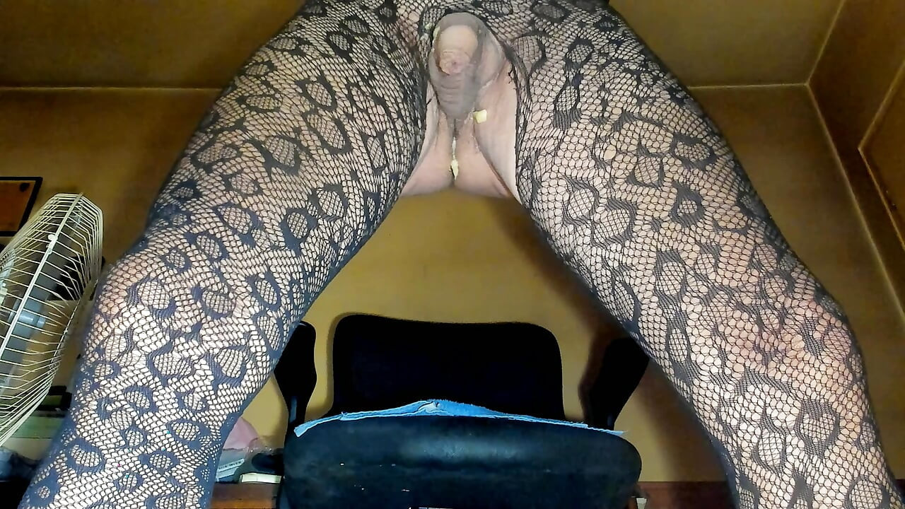 Banana and Vibrator up ass