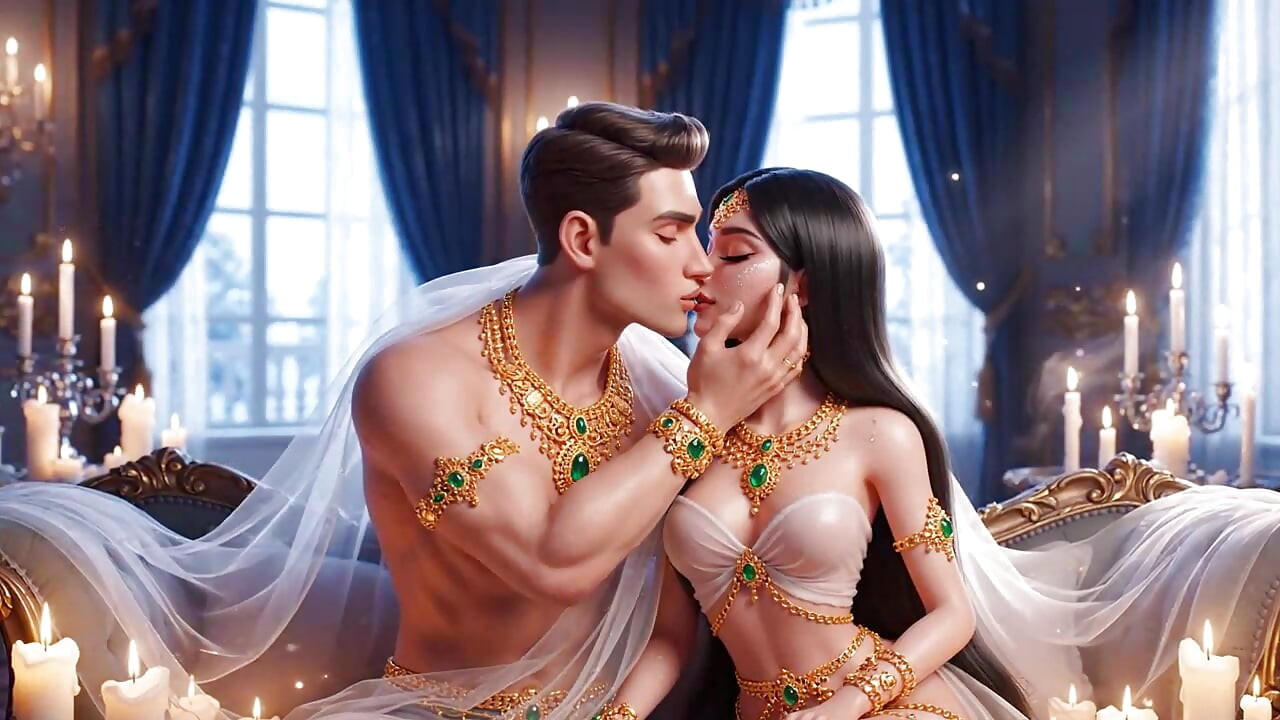 Desi-koppel Ki volledige nacht passie - gouden sieraden Mein sexy Bhabhi Aur gespierde echtgenoot Ka hete slaapkamer romantiek