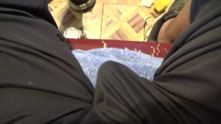 show off my cock in my pants