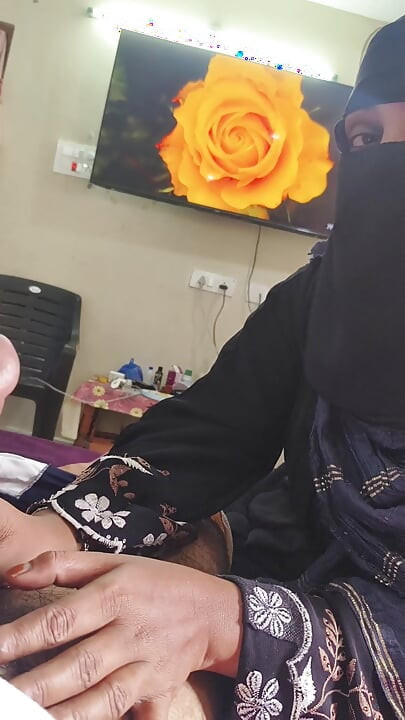 Indisch moslim Telugu-meisje met Patien