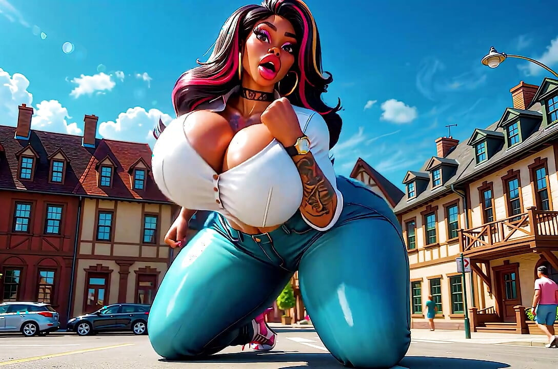 The Sexiest Giant Ebony Baddies Twerk and Bounce Their Ass Until You Cum! - AI Generated