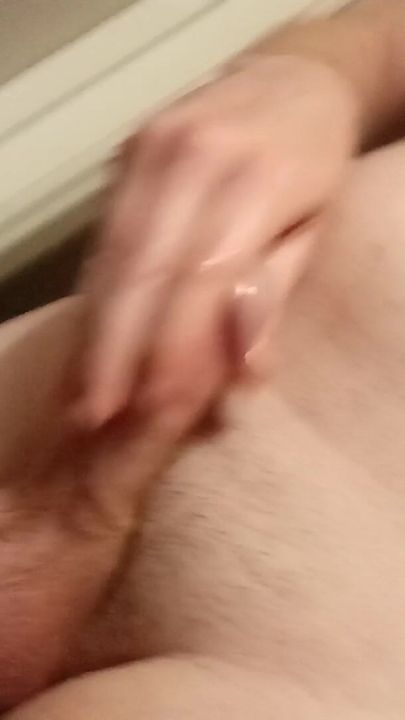 masturbating my 6 inch cock