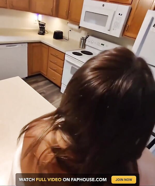 POV Kitchen Sex, Foot Job and Foreplay