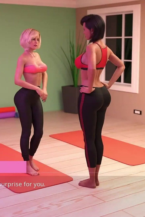 I Can't Resist My Stepmom and Stepsis During Naked Yoga Session - Midnight Paradise