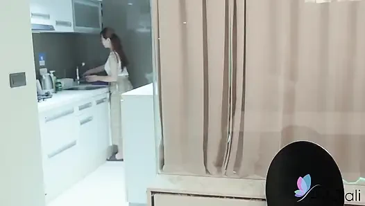 Sexy Maid Sakura Fucks Her Boss