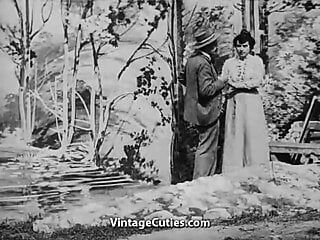 Primeiro vídeo hardcore vintage dos anos 1900 (retrô dos anos 1900)