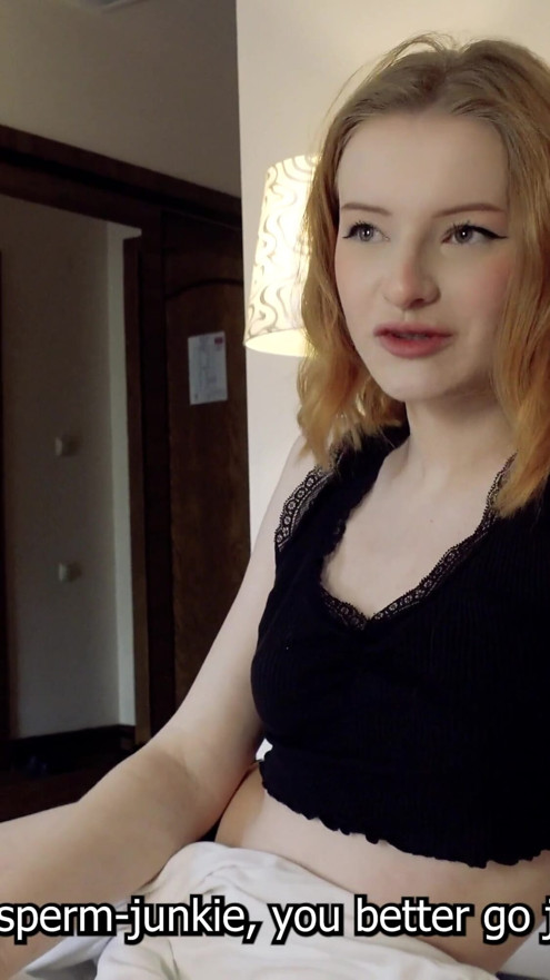 My stepsister rented a hotel room with one bed... | Clip 1