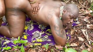 Daddy Getting Fucked in the Forest