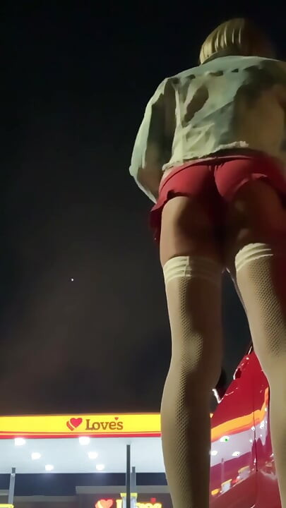 Truck Stop Stockings Slut Sissy