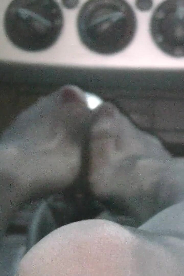 Revving Ford Focus and Footjobing Its Shift Stick
