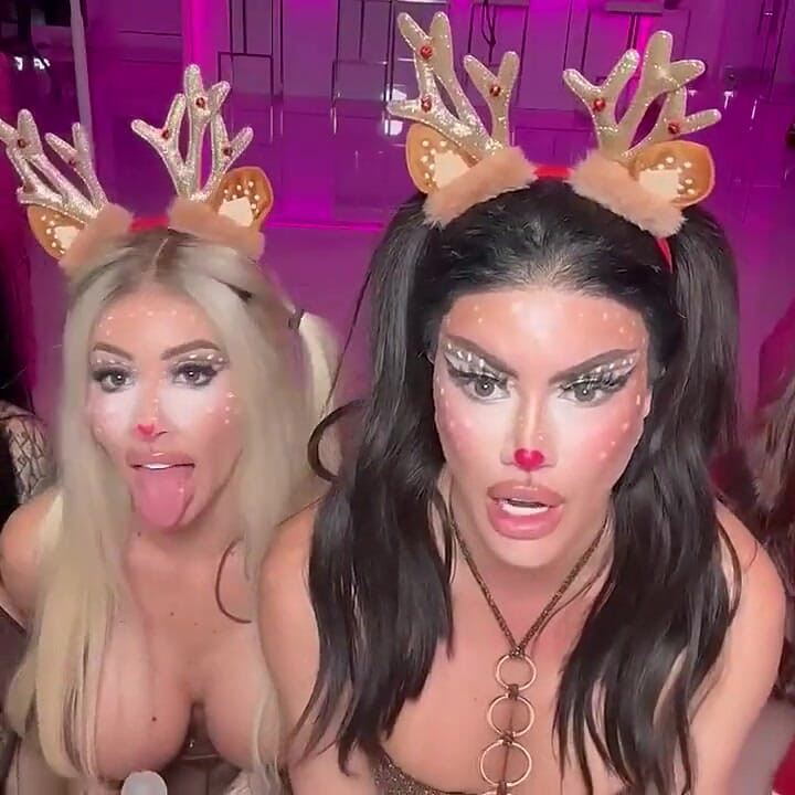 Horny Girls with Dildos JOI