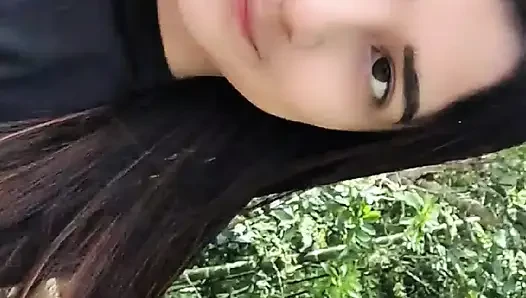 Oh look at it before they erase it Colombian masturbates outdoors