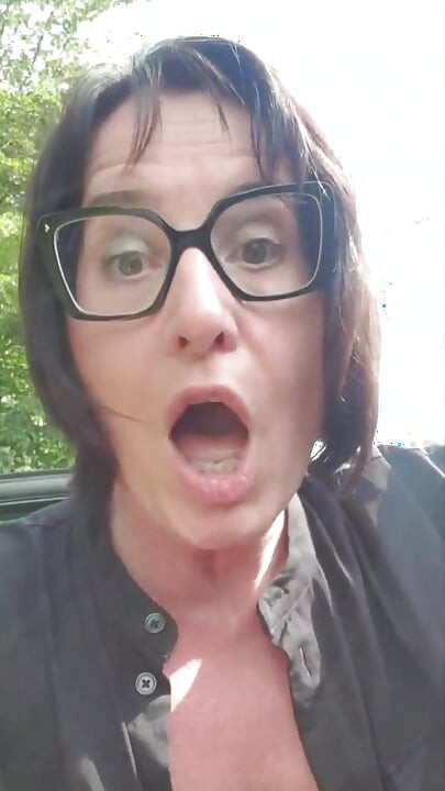 Julie Squirts Again in the Parking Lot