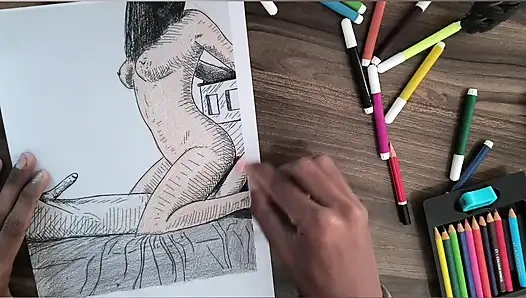 Pakistanlı quet kız ve erkek arkadaş iş için açık havada odada seks yapıyor