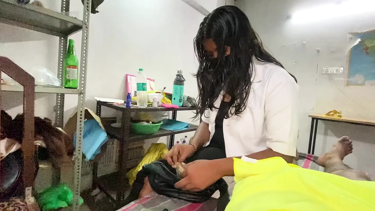 Big Ass Nurse Lets Her Patient Cum in Her Ass When the Doctor Leaves- Pinki Didi