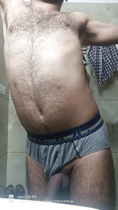 Indian Rajasthani desi man enjoy shower and masterbation show with neighbour police officer uncle daddy pakistani daddy teacher