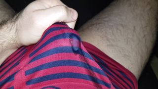Young Gay cums a lot in his panty