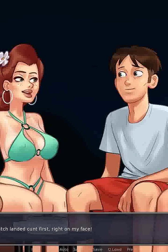 Summertime saga: naughty party with sexy college girls on the beach ep 202