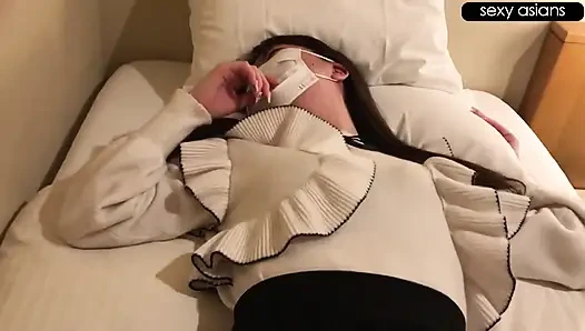Maid Cafe Secret Play. Slim Beauty Smiles Innocently While Breaking Every Rule Behind Closed Doors.