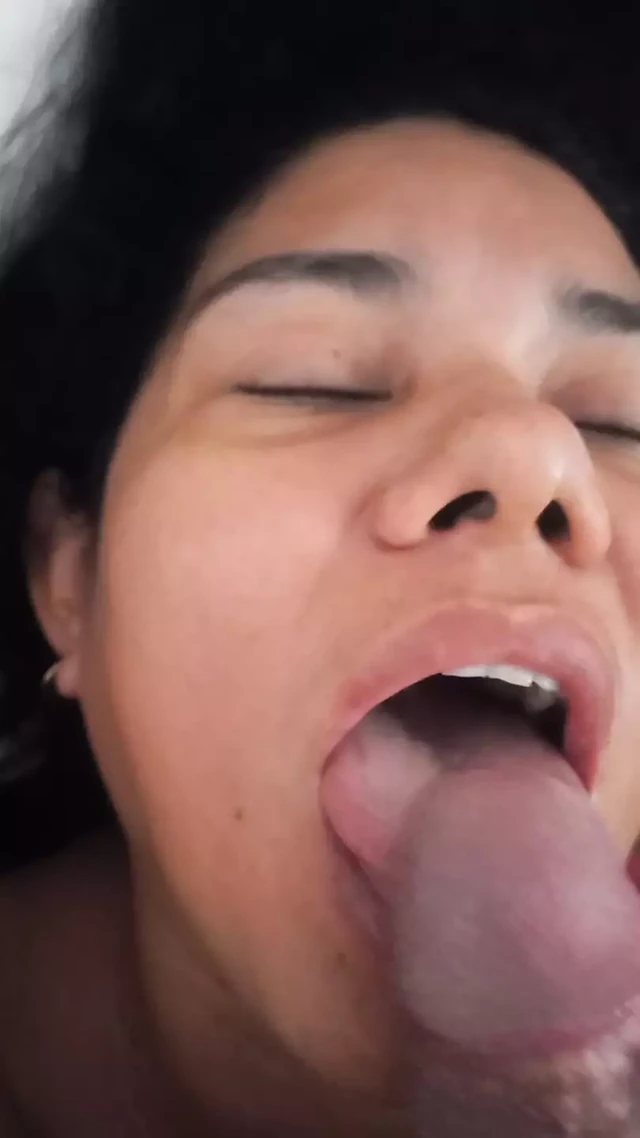 Blowjob with Milk by Hot Latina