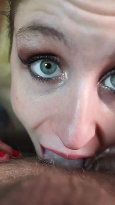 Pixie Tattooed Blonde Newbie Messy BJ Thirsty Finish Now! | Clip 1