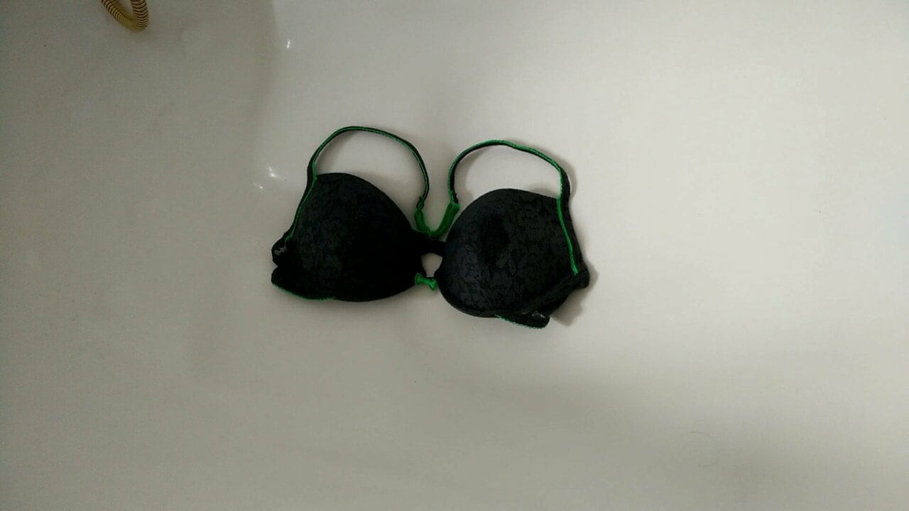 Piss and cum on Bra