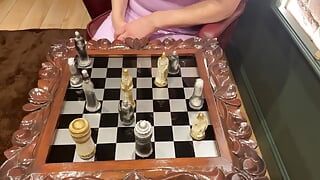 Chess Teacher Congratulates Me with a Good Blowjob