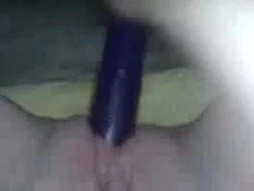 Toying her pussy and squirting a lot of cum