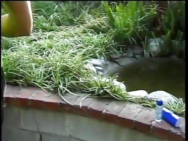 Two horny gay studs suck each other's dick in the garden