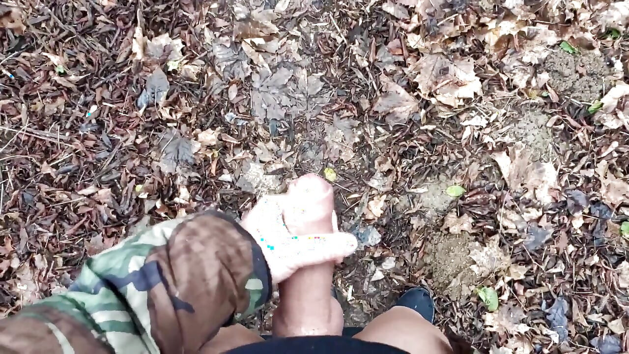 Two Cumshots Outside in One Day