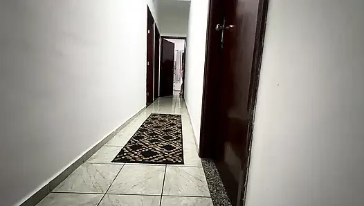 Naughty stepdaughter lets him take off her clothes so they can go to bed.