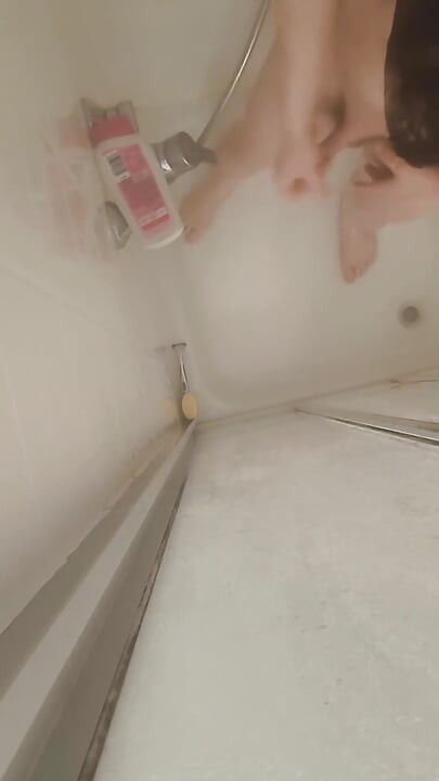 Orgasm While Showering and Shaving