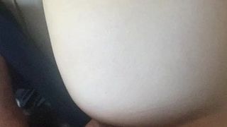 Fucking hot wife milf from the back