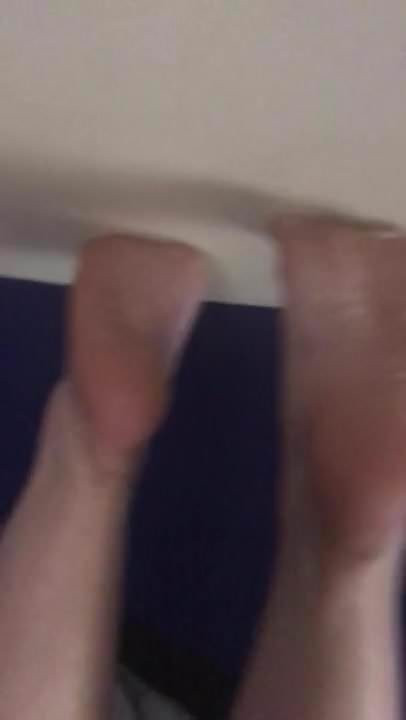 Fucking her and admiring her soles and toes