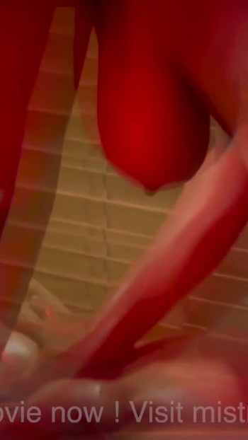 Emotional moment from "Dominatrix Mistress April - A Day at the Spa"