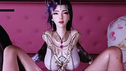 Virtuelle göttin spark: scarlet curves - Hentai mit 3D-Animation