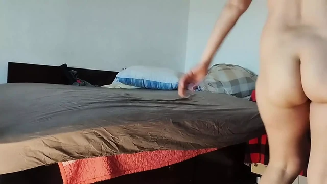 Sexy Brunette Tries on Pantyhose